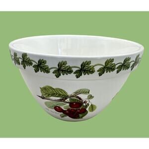 Vintage Portmeirion Pomona 1980s 7"x 4" Serving Bowl Orange Stamp